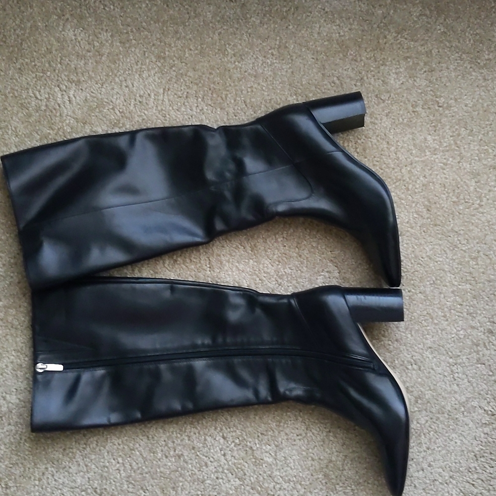 Mark Fisher black leather boots 8 - Picture 8 of 16